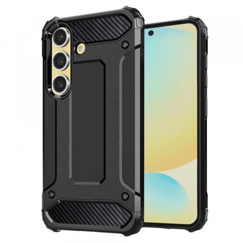 Husa pentru Samsung Galaxy S24 FE S721 Techsuit Hybrid Armor (Negru)