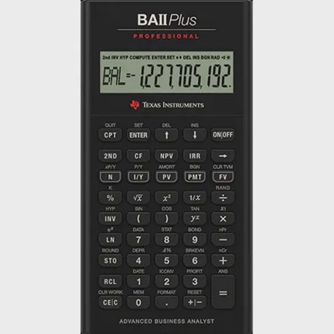 Calculator financiar Texas Intruments BAII Plus Professional