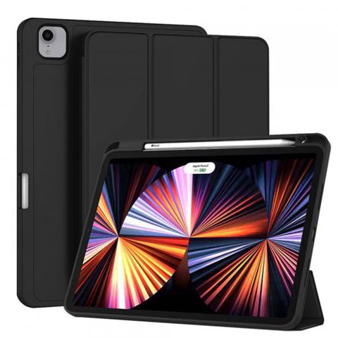 Husa pentru Apple iPad Pro 11 (2022) / Pro 11 (2021) / Pro 11 (2020) / Pro 11 (2018) Techsuit Flex Trifold (Negru)