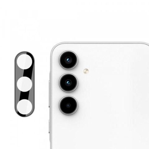 Folie de protectie Camera Spate Techsuit pentru Samsung Galaxy A55 5G A556, Sticla Securizata (Negru)