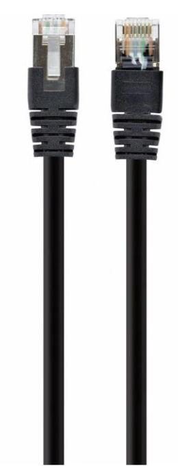 Cablu S/FTP GEMBIRD Cat6a, LSZH, cupru, 5 m, negru, AWG27, dublu ecranat PP6A-LSZHCU-BK-5M