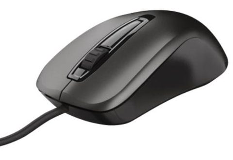 Mouse Optic Trust Carve, USB, 1200 DPI (Negru)