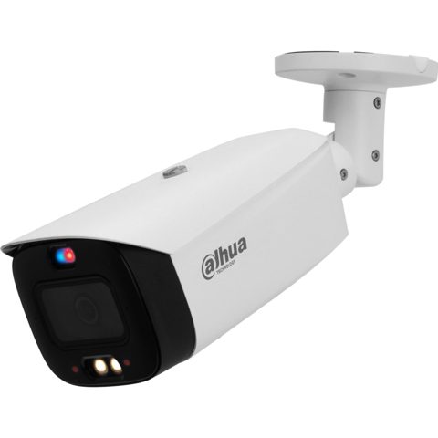 Camera IP WizSense Dahua IPC-HFW3849T1-AS-PV-0280B-PRO, 8MP, lentila 2.8mm, Smart Dual Light 30m, alarma, microfon dual, difuzor, PoE, IP67