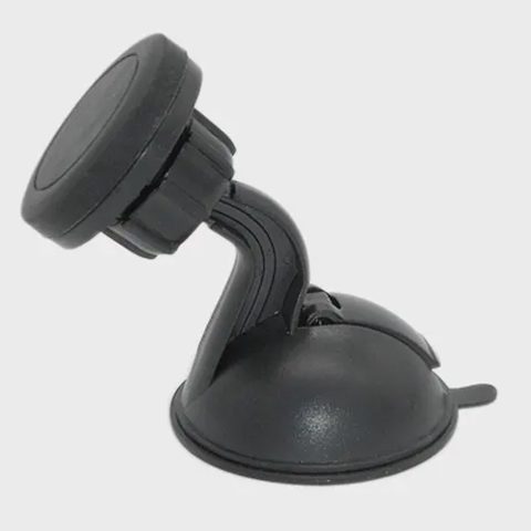 Suport auto magnetic, Esperanza Allure, pentru smartphone, cu ventuza fixare, rotire 360 de grade, negru