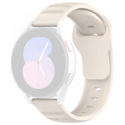 Curea Techsuit W050 pentru Huawei Watch / Xiaomi Watch Series, 22mm, Bej