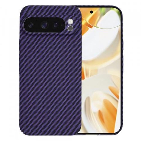 Husa Techsuit Carbonite FiberShell pentru Google Pixel 9 Pro, Mov
