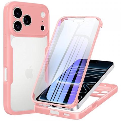 Husa pentru Apple iPhone 18 Pro / 17 Pro, Techsuit, ColorVerse 360, Roz