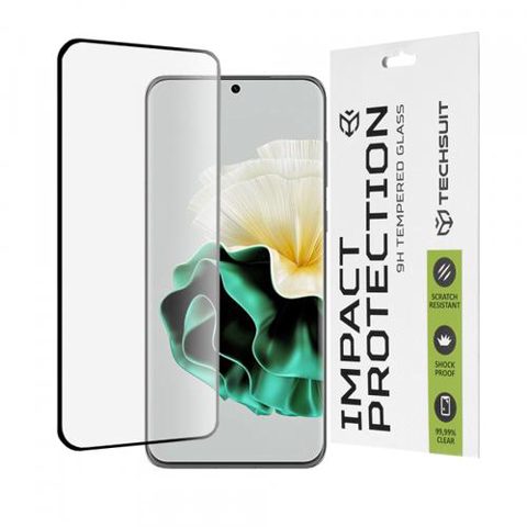 Folie de protectie Ecran Techsuit pentru Huawei P60, Sticla Securizata, Full Glue, 111D