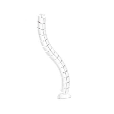 Organizator cabluri/canal cablu 0.8m Alb, InLine IL59997C