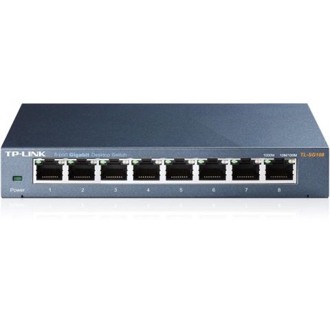 TPL SW 8P-GB UNMNGD DESK METAL TP-LINK TL-SG108