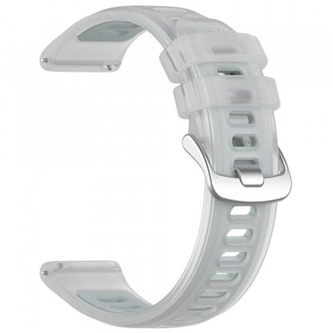 Curea Techsuit W084 pentru Samsung Galaxy Watch / Huawei Watch Series, 20mm, Alb