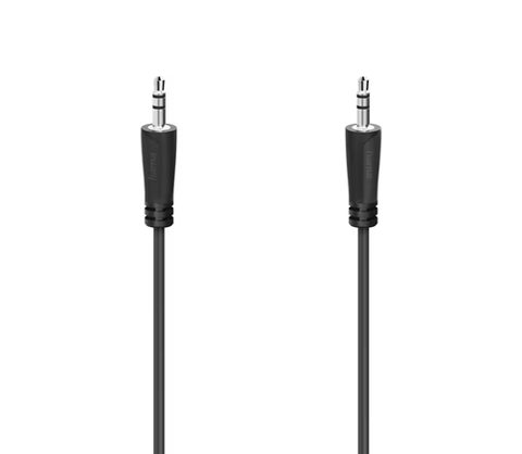 Cablu audio Hama 220874, Jack 3.5mm, 3m (Negru)