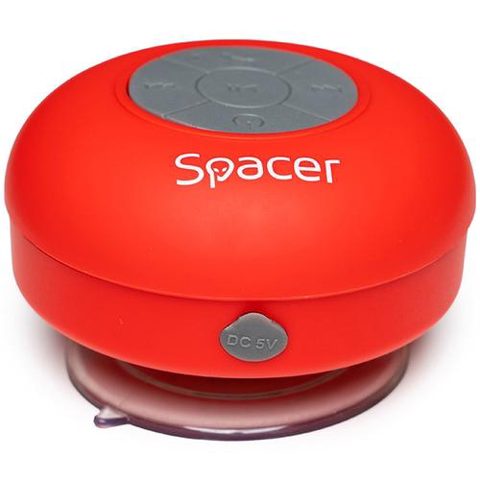 Boxa Portabila Spacer Ducky, 3W, Bluetooth, Microfon (Rosu)