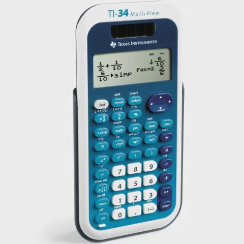 Calculator stiintific Texas Instruments TI-34 MultiView™, afisaj MultiView™ 4 linii