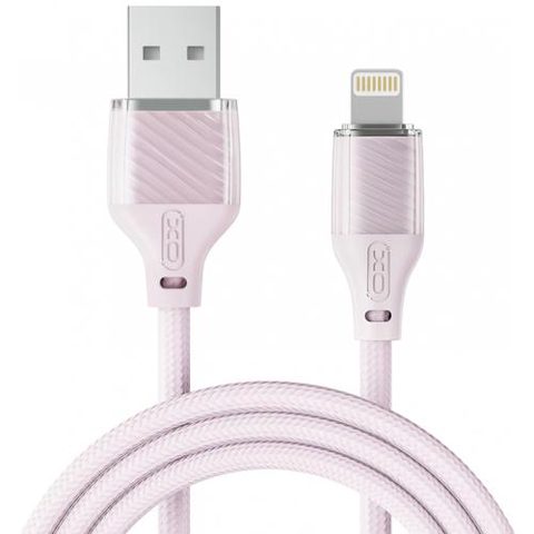 Cablu Date/Incarcare XO Design NB291, USB-A - Lightning, 18W, 1m (Roz)