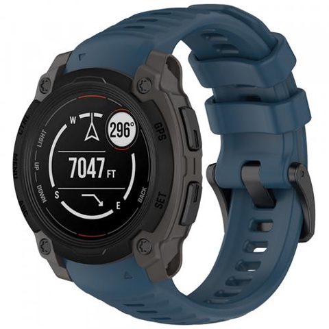 Curea Techsuit W076 pentru Garmin Instinct E 40mm, Albastru