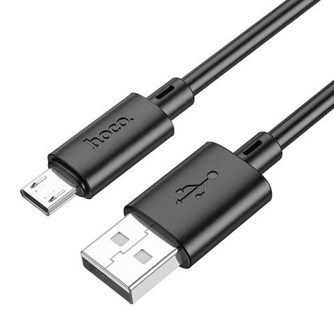 Cablu Date si Incarcare USB-A - microUSB HOCO X88, 18W, 1m, Negru