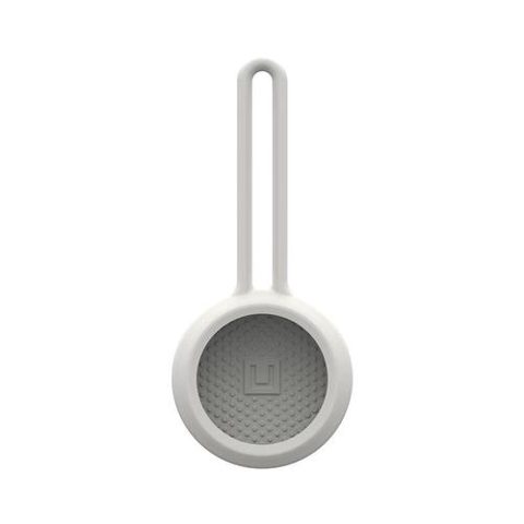 Carcasa de protectie UAG U Dot Loop compatibila cu Apple AirTag, Antimicrobiana, Marshmallow