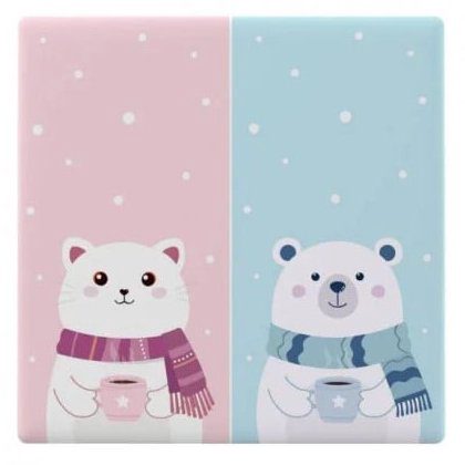 Panou frontal cu design Sonoff Cartoon pentru comutatorul TX Ultimate T5-2C-86 6920075740349