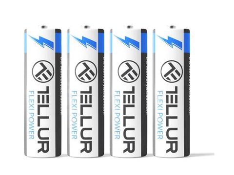 Baterie Tellur Flexi Power, Super Alcalina, AA LR6, 1.5V, 4buc/set