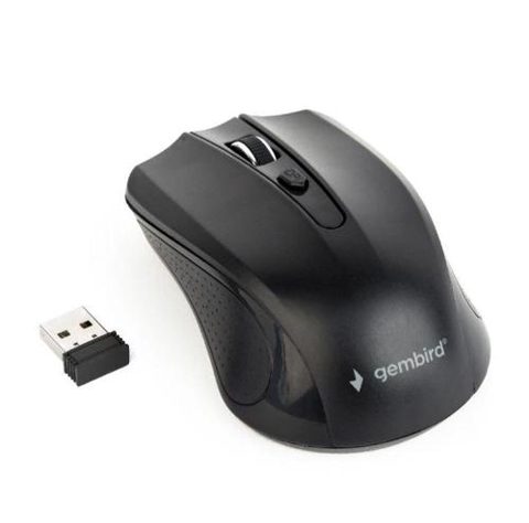 Mouse Wirless Optic Gembird MUSW-4B-04, 1600 DPI, nano USB (Negru)