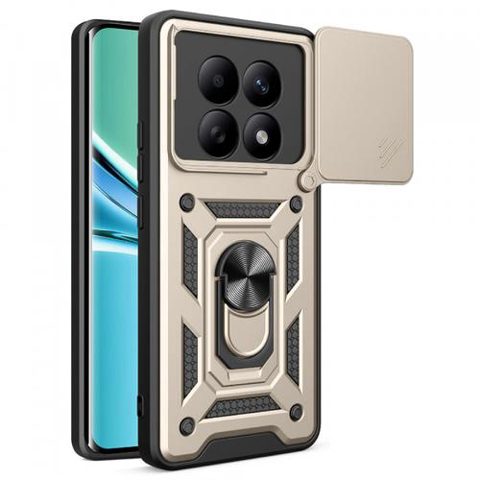 Husa pentru Xiaomi Poco M8 / Redmi Note 15 5G / Note 15 4G, Techsuit, CamShield, Aurie