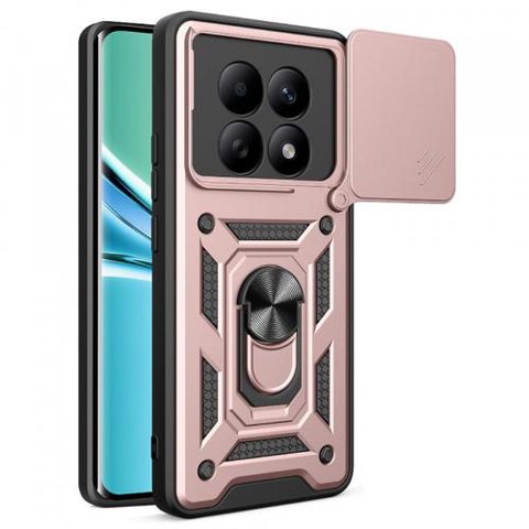 Husa pentru Xiaomi Poco M8 / Redmi Note 15 5G / Note 15 4G, Techsuit, CamShield, Roz Aurie