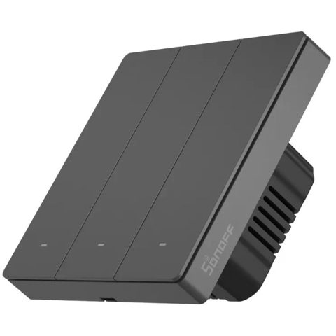 Intrerupator smart WiFi Sonoff M5-3C-86, 2.4 GHz, bluetooth, mecanic, 3 canale 6920075777116