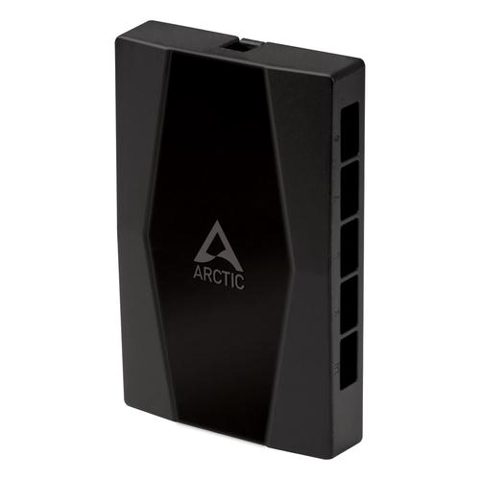 Hub ventilatoare Arctic ACFAN00175A, 10 Porturi PWM, Alimentare SATA (Negru)