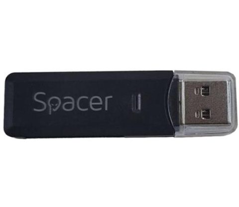 Card Reader Spacer SPCR-USB3-02, USB 3.0 (Negru)