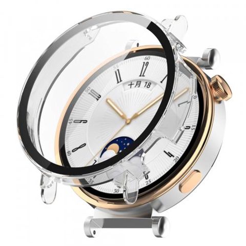 Husa Techsuit Defense360 Pro pentru Huawei Watch GT 4 41mm, Transparenta