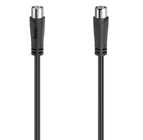 Cablu coaxial Hama 205052, 1.5 m, 90 dB (Negru)