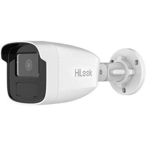 Camera IP bullet Hikvision HiLook IPC-B480H(C), 8 MP, 4mm, IR 50 m, detectie miscare, PoE, IP67