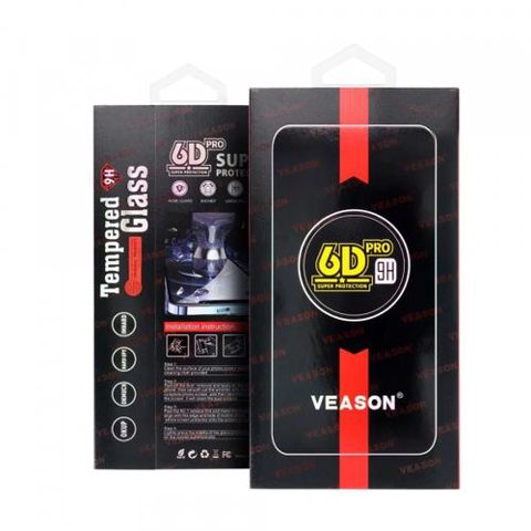 Folie de protectie Ecran Veason PRO pentru Samsung Galaxy S25 FE / A55 5G A556 / A35 5G A356, Sticla Securizata, Full Glue, 6D
