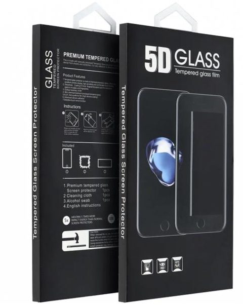 Folie de protectie Ecran OEM pentru Samsung Galaxy A57 5G, Sticla Securizata, Full Glue, 5D, Neagra