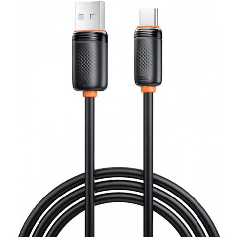 Cablu Date si Incarcare USB-A - USB-C XO Design NB302, 18W, 1m, Negru