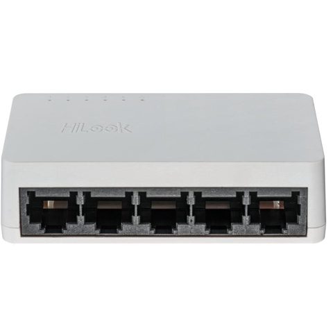 Switch cu 5 porturi HikVision HiLook NS-0505D, 10/100/1000 Mbps, 10 Gbps, 7.4 Mpps, MAC 2K, fara management