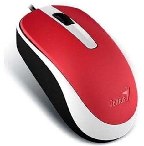 Mouse Genius DX-110, Ambidextru (Rosu)