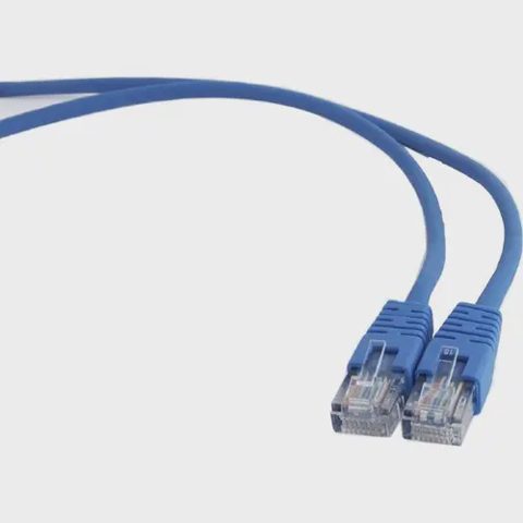 Cablu UTP SPACER SP-PT-CAT5-10M-BL, Cat5e, cupru-aluminiu, 10 m, albastru, AWG26