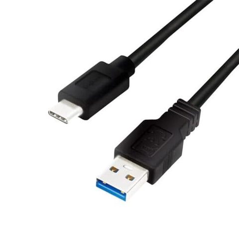Cablu de date Logilink, CU0166, USB 3.2, USB Type-A (T) la USB Type-C (T), 0.15m, Negru