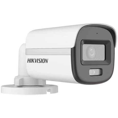 Camera analog HIKVISION DS-2CE10DF0T-LFS 2MP, lentila 2.8mm, IR 20m, WL 20m, TVI/AHD/CVI/CVBS, Mic., IP67 ColorVu, Dual Light