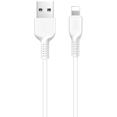 Cablu de date HOCO Flash X20, USB - Lightning, 1m, Alb