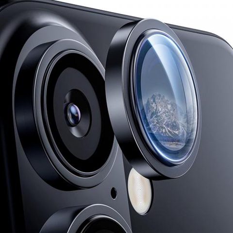 Folie de protectie Camera Spate Lito S+ pentru Apple iPhone 17, Sticla Securizata (Negru)