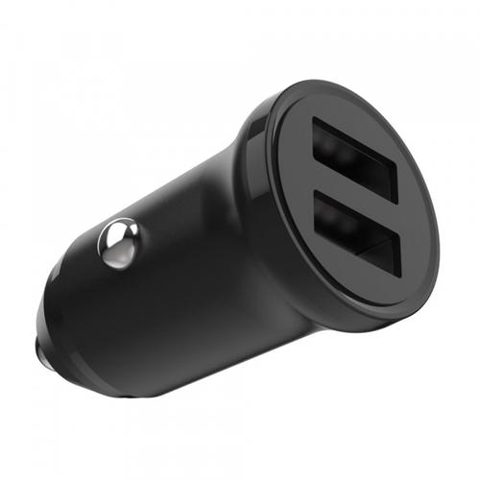 Incarcator auto Fixed, 15.5W, 2 x USB-A (Negru)