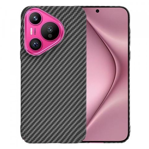 Husa pentru Huawei Pura 70, Techsuit, Carbonite FiberShell, Neagra