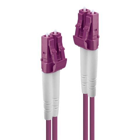 Cablu fibra optica LC-LC OM4 Duplex Multimode 10m, Lindy L46344