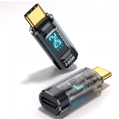 Adaptor Techsuit A23 USB-C - USB-C (Gri)