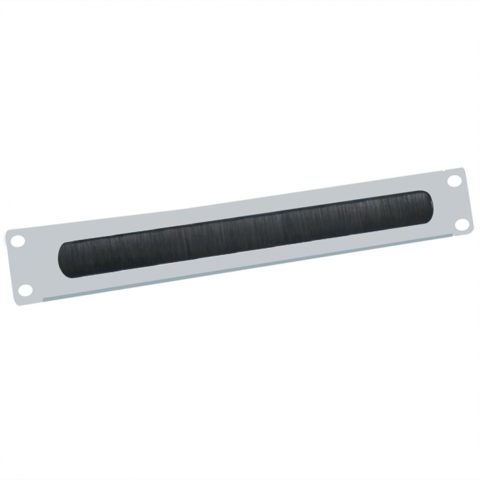 Panou cabluri cu perii ghidaj 19" 2U RAL7035 Gri deschis, Value 26.99.0314