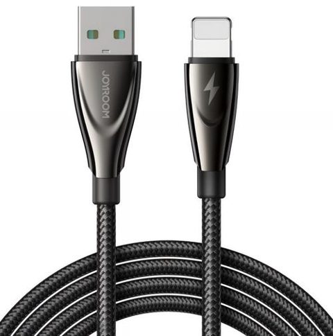 Cablu Date si Incarcare USB-A - Lightning Joyroom SA31-AL3, 18W, 1.2m, Negru