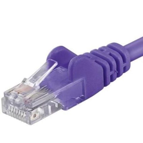Patchcord UTP RJ45-RJ45 Categoria 5e 3m, violet, cupru integral, 26AWG